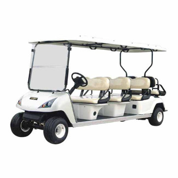 O OEM personaliza o carrinho de golfe elétrico de 8 assentos (DG-C6 + 2) com Ce